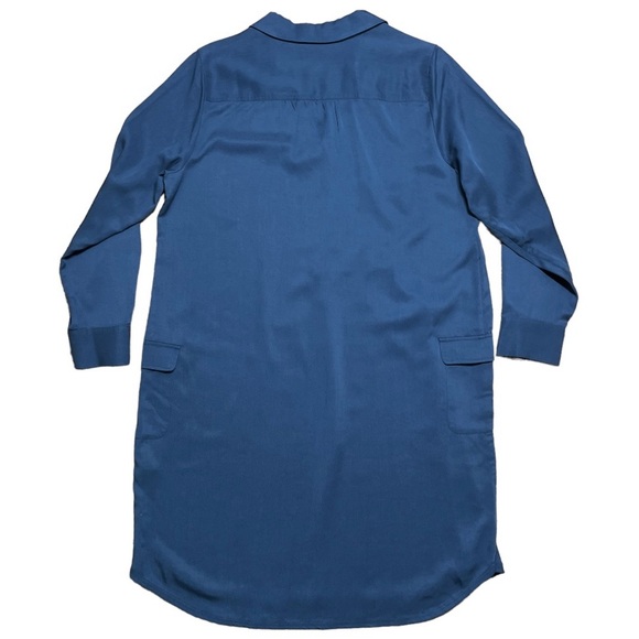 Soft Surroundings Weekender Blue Tencel Dress NWOT Sz Petite Large - Picture 10 of 12